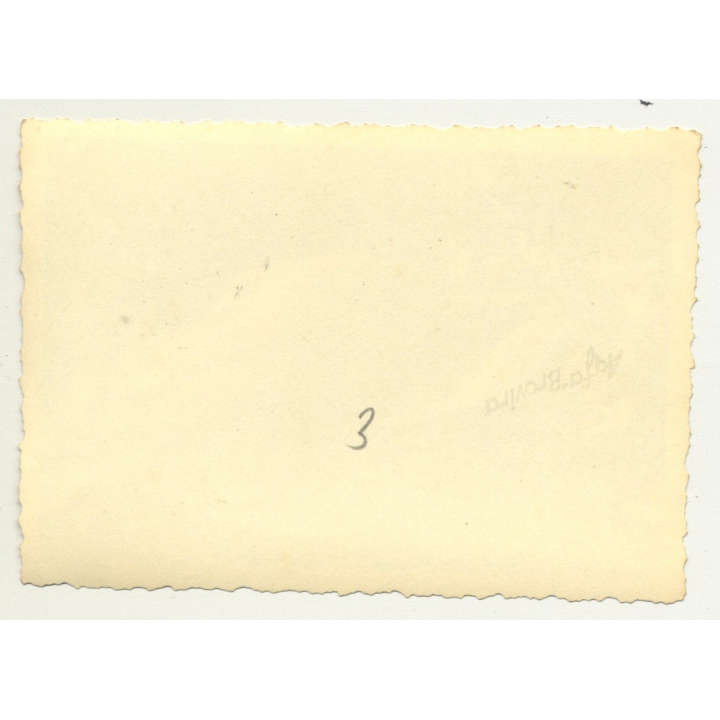 Hudson Terraplane 1936 Cabrio Stuck In Ditch - Congo? Africa (Vintage Photo B/W)