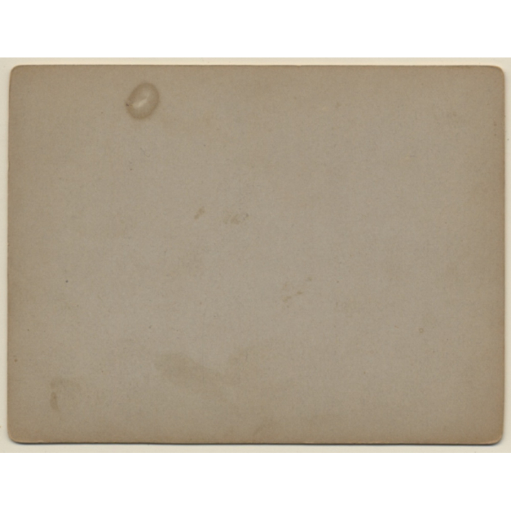 Large Victorian Family on Meadow / Bicycle (Vintage CDV ~1890s/1900s)