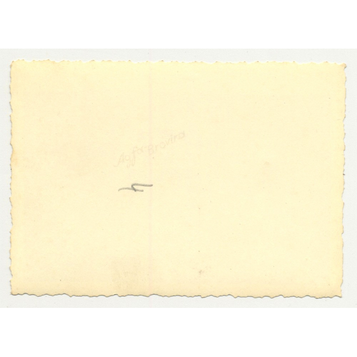 Modificated 1934 Ford Deluxe On Dirty Road / Natives  - Congo? (Vintage Photo B/W)