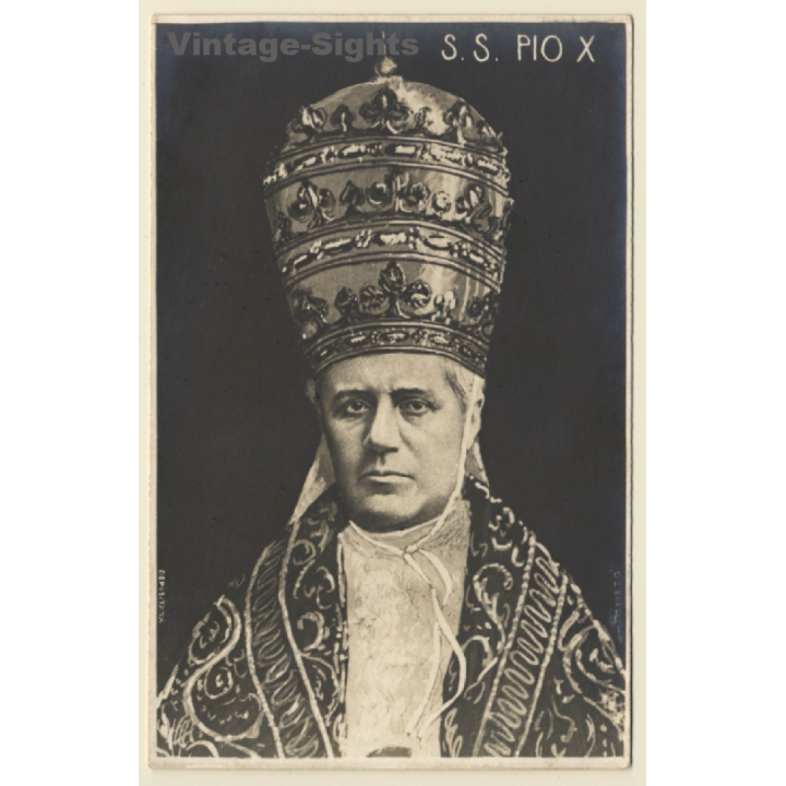 Vaticano: S.S. Pio X / Pope - Pabst - Papa (Vintage RPPC 1900s)