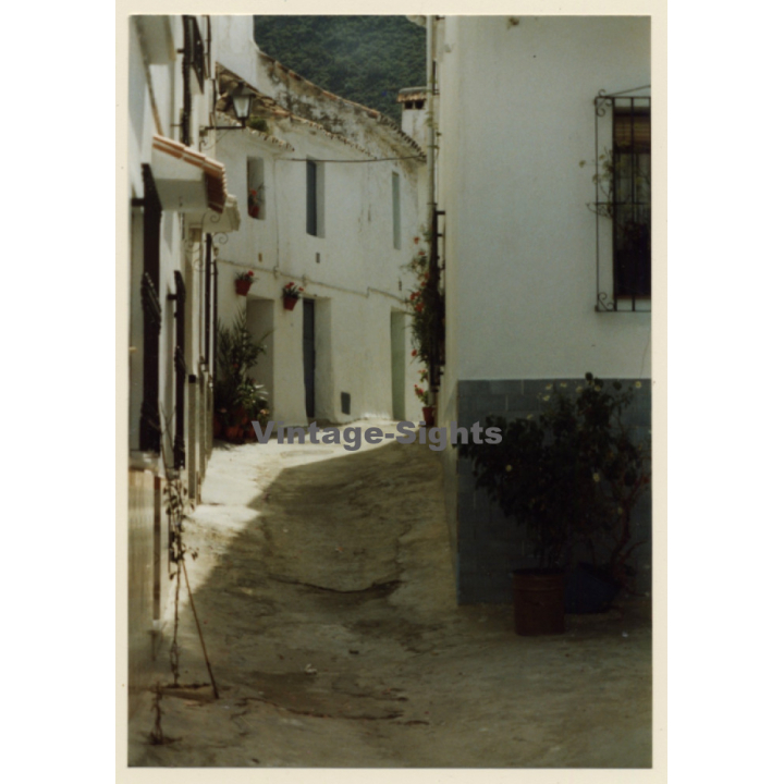 Lydia Nash: Backstreet Alley In Ibiza (Vintage Photo 1980s)