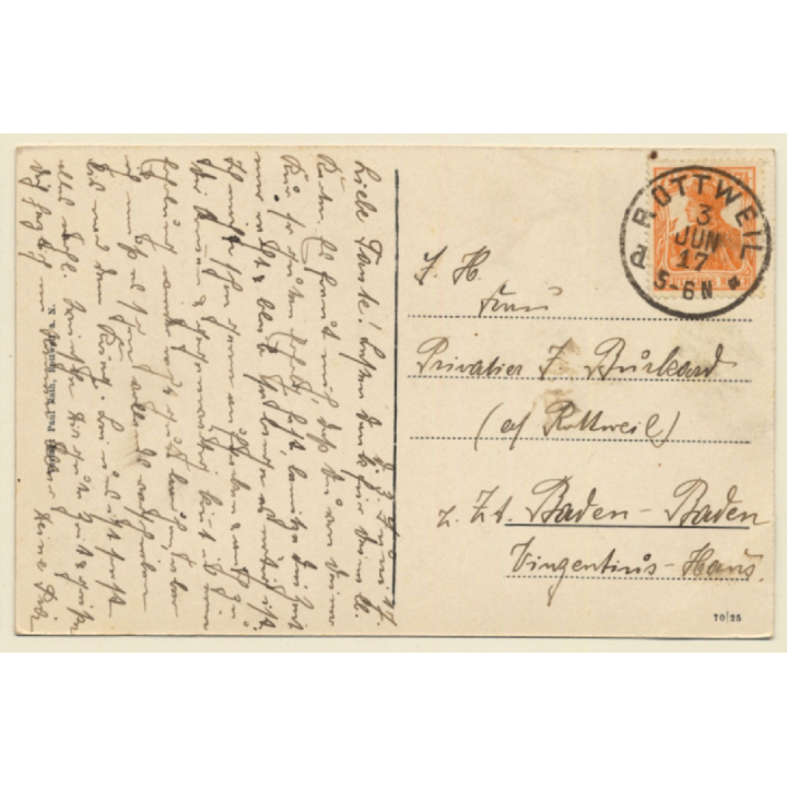 Rottweil / Germany: Total View (Vintage PC 1917)