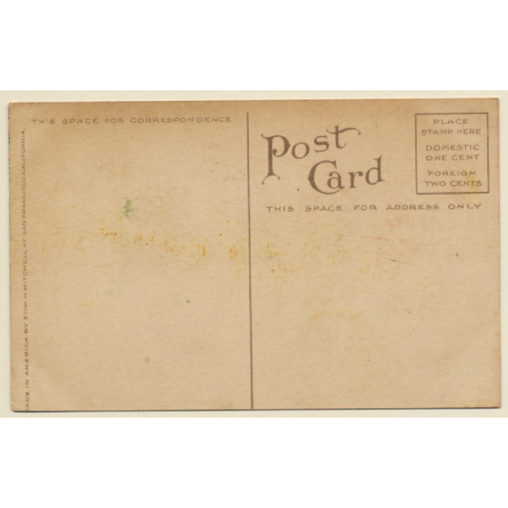 USA: Trout Fishing at Skykomish River (Vintage PC 1910s )