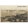 Helsinki / Finland: Bay - Harbour - Sailing Ships (Vintage RPPC ~1920s/1930s )