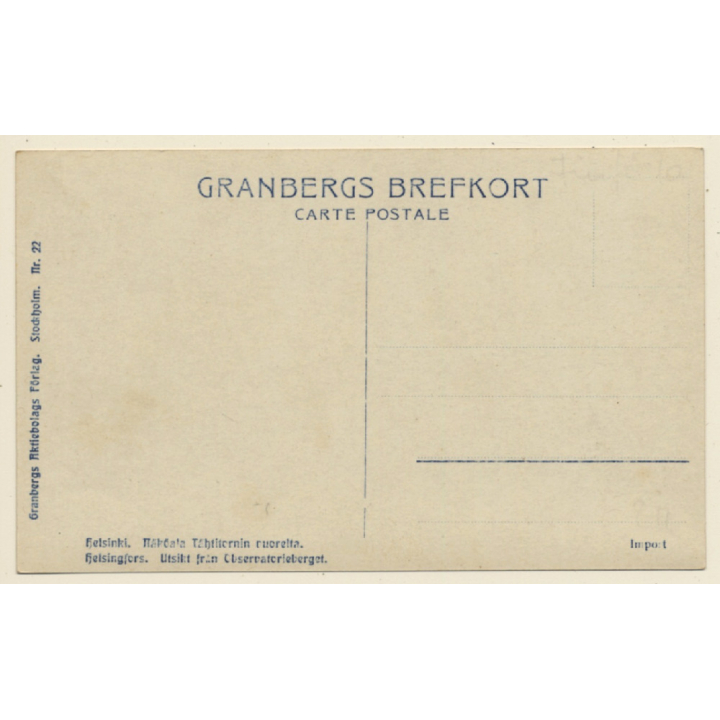 Helsinki / Finland: Bay - Harbour - Sailing Ships (Vintage RPPC ~1920s/1930s )