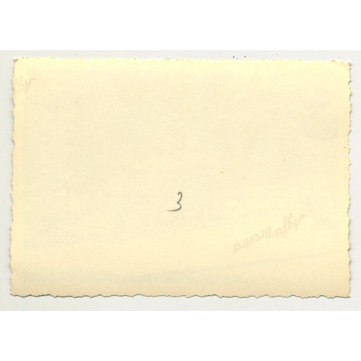 Looking Out Of Hut Onto Tribal Africans - Sarong / Congo? (Vintage Photo B/W ~1930s/1940s)