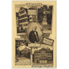 Tübingen: Ludwig Uhland & 4 Ansichten(Vintage PC 1912)