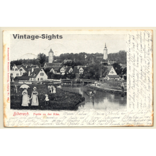 Biberach: Partie an der Riss (Vintage PC 1903)