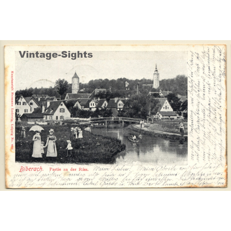 Biberach: Partie an der Riss (Vintage PC 1903)