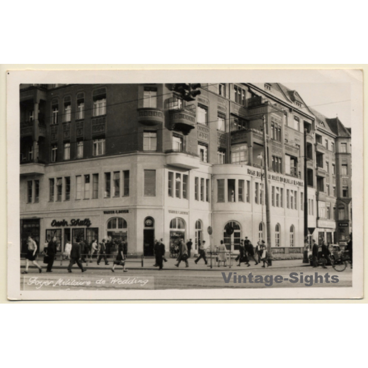 Berlin Wedding: Foyer Militaire (Vintage RPPC 1952)