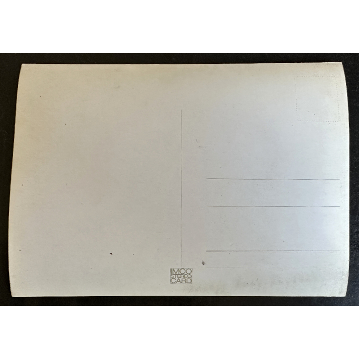 Cheeky Caribbean Semi Nude / Pin-Up (Vintage 3D Stereo Effect Postcard ~1960s/1970s)