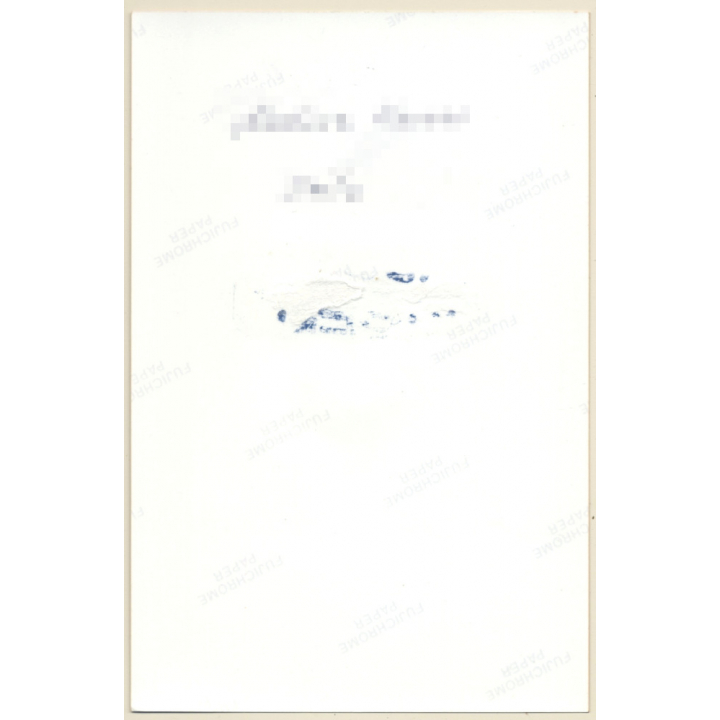 Erotic Study: Longhaired Busty Nude Woman (Large Vintage Photo ~1990s)