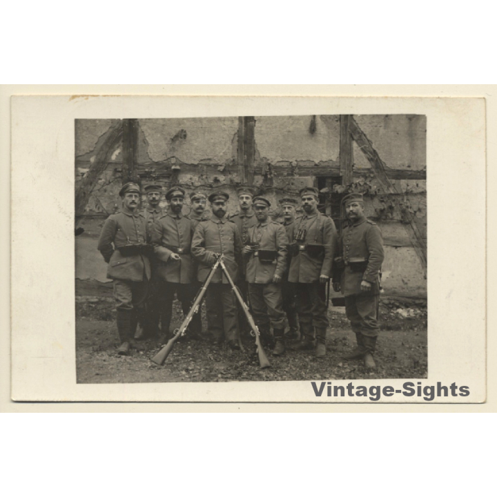WW1: Königl. Württ. Landwehr Infantrie Regiment (Vintage RPPC 1915)