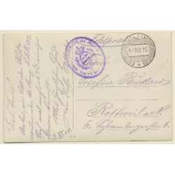 WW1: Königl. Württ. Landwehr Infantrie Regiment (Vintage RPPC 1915)