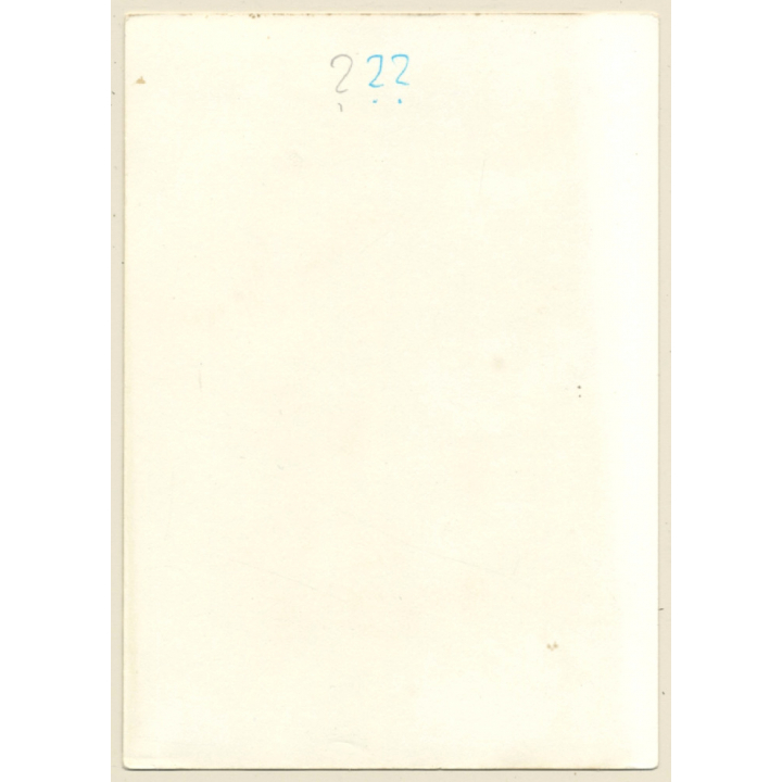 Erotic Study: Pensive Topless Blonde Semi Nude (Vintage Photo GDR ~1980s)