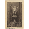 R. Paschold: Zwerg steht auf Pilz / Goblin on Mushroom (Vintage Artist PC ~1920s)