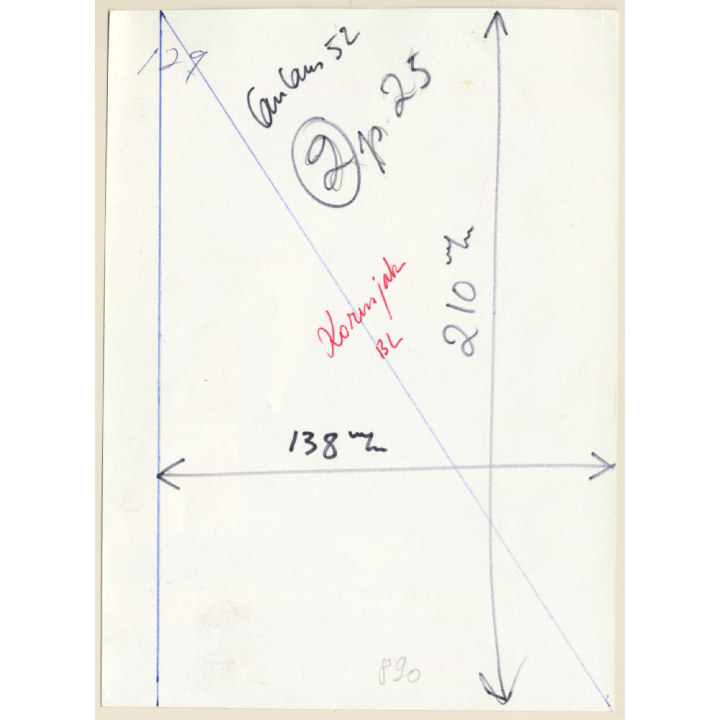 Erotic Study: Topless Dark-Skinned Female Looks At Woman In Fishnets / Lesbian INT (Vintage Photo KORENJAK 1970s/1980s)