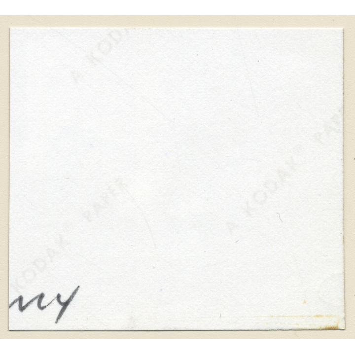 Erotic Study by Korenjak: Racy Darkhaired Semi Nude On Bed*2 (Vintage Contact Print 1970s/1980s)