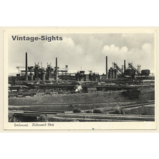 Dortmund: Hüttenwerk Hörde - Steelworks (Vintage PC 1957)
