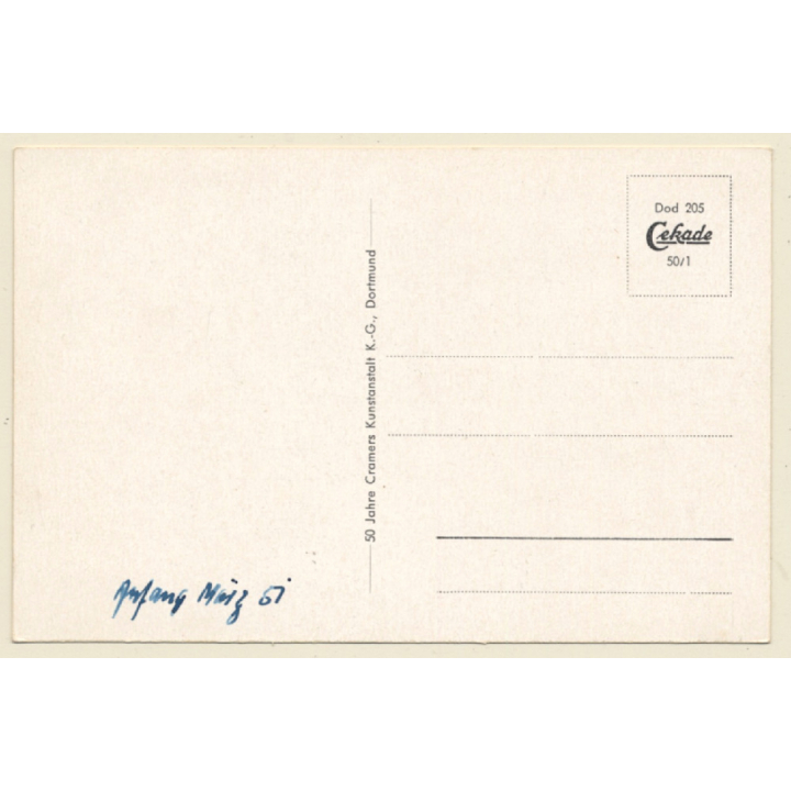 Dortmund: Hüttenwerk Hörde - Steelworks (Vintage PC 1957)