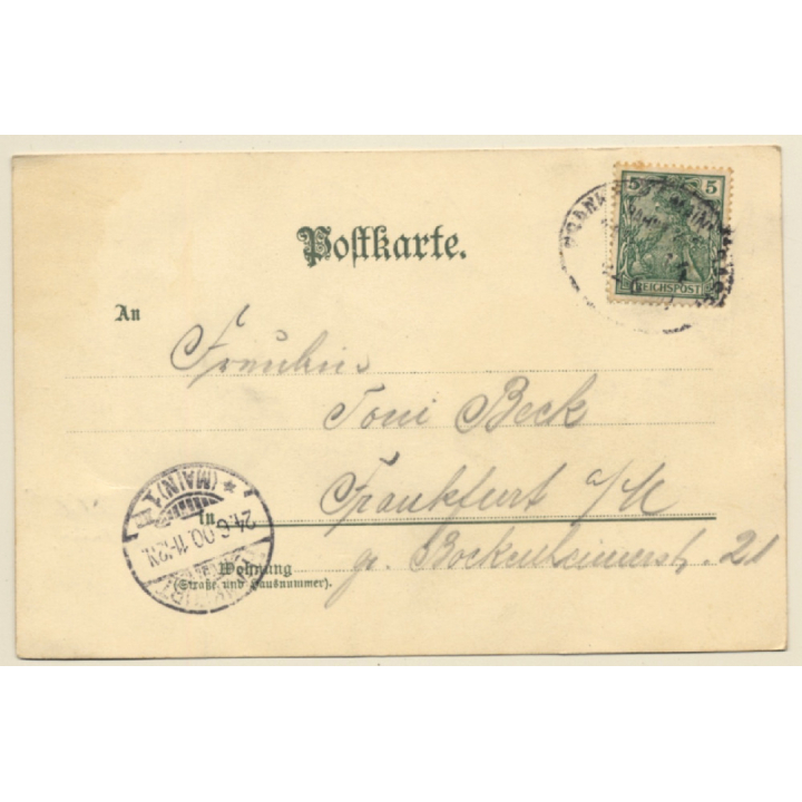 Schapbach / Schwarzwald: Tracht - Traditional Garb (Vintage PC Litho 1900)