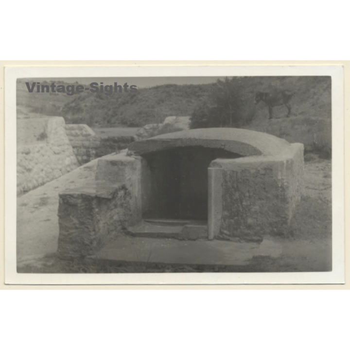 Rab / Croatia: Well Near Lopar (Vintage RPPC 1937)