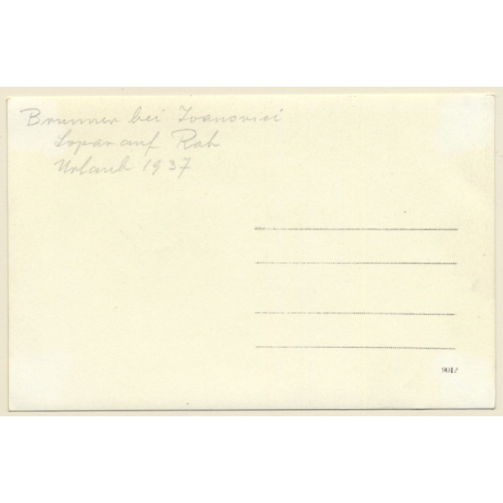 Rab / Croatia: Well Near Lopar (Vintage RPPC 1937)