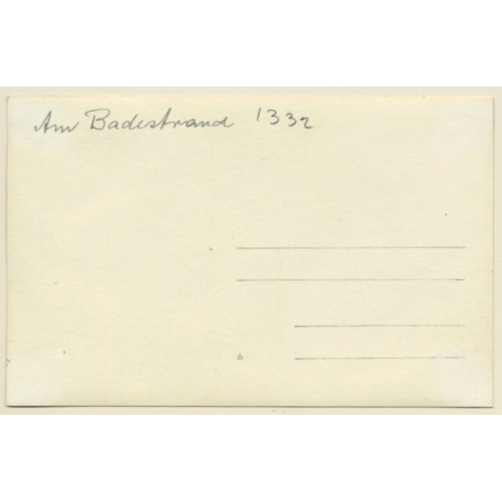 Lopar - Rab / Croatia: Beach Shore - Church (Vintage RPPC 1937)