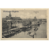 Königsberg - Kaliningrad / Ostpreußen: Pregelpartie - Synagoge (Vintage PC 1913)