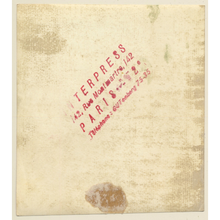 Ingrid Bergman with Priest - Cleric / Beffchen (Vintage Press Photo 1950s/1960s)