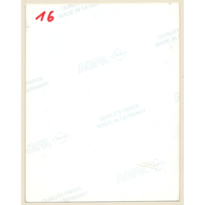 Erotic Study: Nude Curlyhead With Heavy Make-up (Vintage Photo ~1990s)