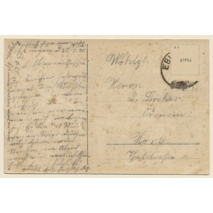 Ebingen / Germany: Altes & Neues Marienheim (Vintage PC 1910)