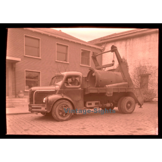 Berliet GLC / Truck - Lorry - Camion *2 (Large Vintage Photo Negative ~1950s)