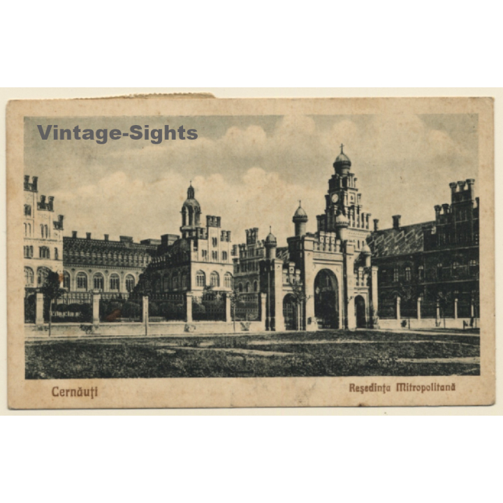 Cernauti - Czernowitz / Romania: Resedinta Mitropolitana (Vintage PC 1932)