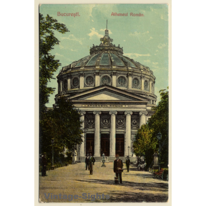 Bukarest / Romania: Atheneul Romän (Vintage PC ~1900s/1910s)