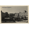 Ploiesti / Romania: Primaria eu Gradina - City Hall (Vintage RPPC 1937)