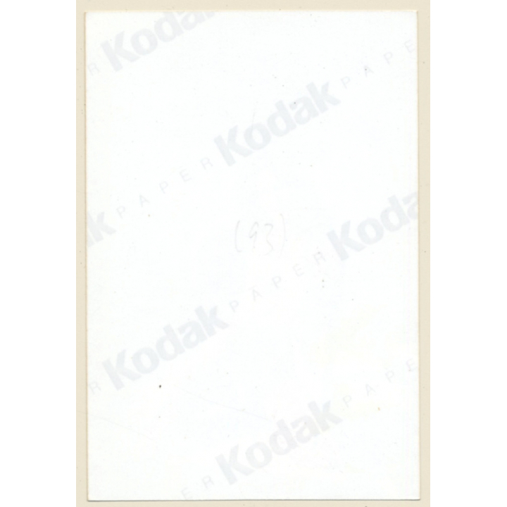 Erotic Study: Slim Sporty Semi Nude In Red Lingerie (Vintage Photo ~1990s)