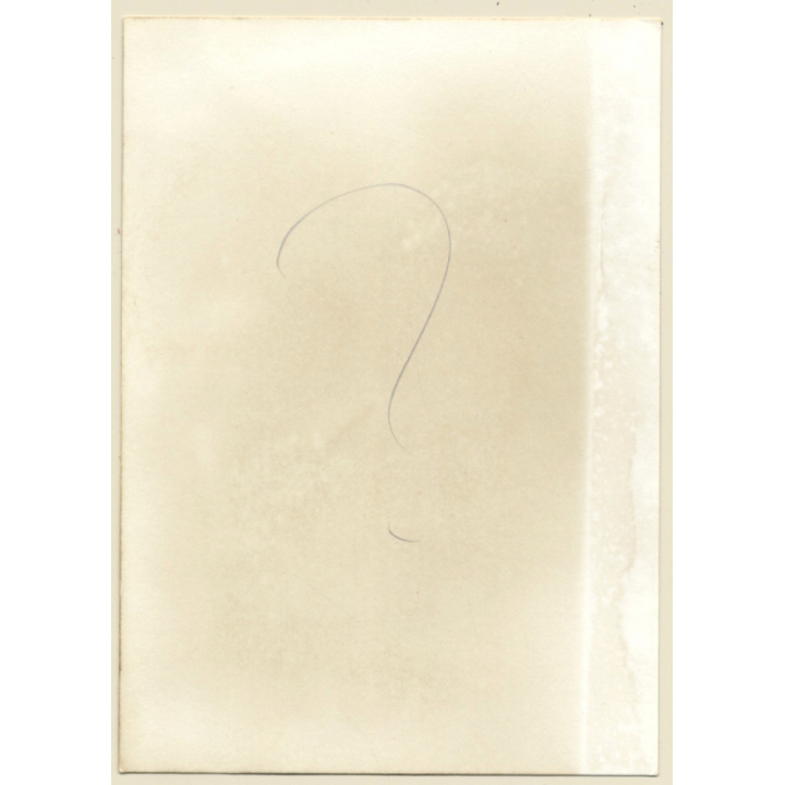 Erotic Study: Natural Shorthaired Nude Sitting On Meadow (Vintage Photo GDR ~1980s)