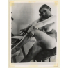 Erotic Study: Cheeky Brunette Undressing *9 / Nude (Vintage Photo ~1950s)
