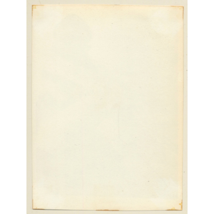 Erotic Study: Cheeky Brunette Undressing *9 / Nude (Vintage Photo ~1950s)