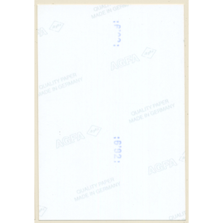 Erotic Study: Tall Blonde Curlyhead *3 / Rear View - Red Pantiesing (Vintage Photo ~1990s)