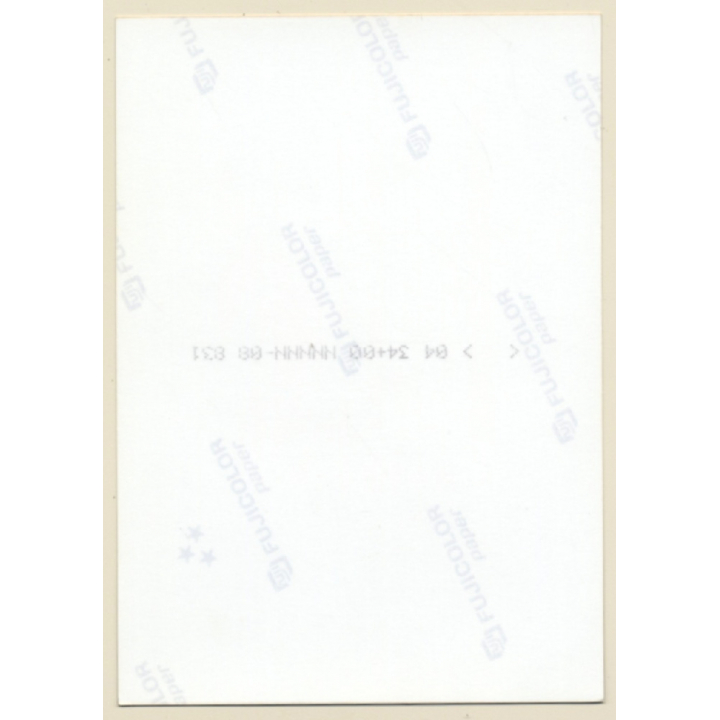 Erotic Study: Blonde Semi Nude In Leather Jacket / Hairy Armpits (Vintage Photo ~1990s)