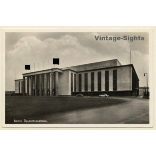Berlin / Germany: Aerial View Of Deutschlandhalle (Vintage RPPC ~1930s)