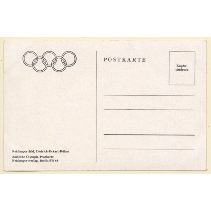 Berlin / Germany: Olympic Stadium - Reichssportfeld (Vintage PC ~1930s)