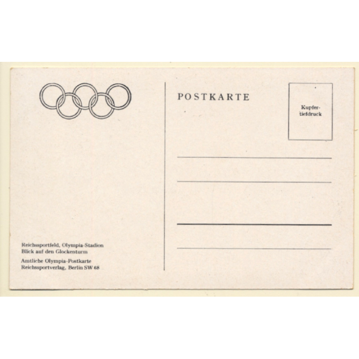 Berlin / Germany: Olympic Stadium - Reichssportfeld *2 (Vintage PC ~1930s)