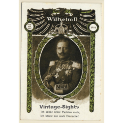 Kaiser Wilhelm II: Das Schwert Ist Gezogen... (Vintage PC ~1910s)