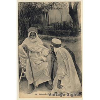Maghreb: Salamaleck / Bedouin - Berber (Vintage PC ~1910s/1920s)