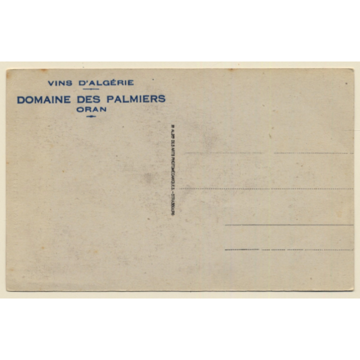 Algeria: Mauresques Voilées - Vins D'Algérie / Ethnic (Vintage PC ~1910s)
