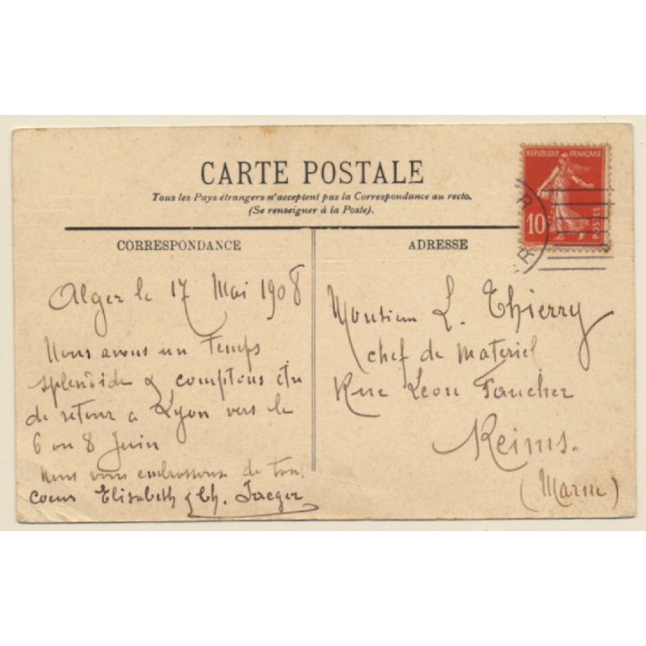 Algeria: Femmes Arabes Voilées - Niqab / Ethnic (Vintage PC 1908)