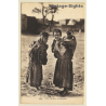 Algeria: Un Brin De Causette - Porteurs D'Eau / Ethnic (Vintage PC ~1910s)